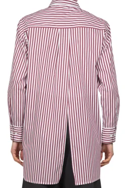- Camicia - 451196 - Bianco/Bordeaux^Jucca New