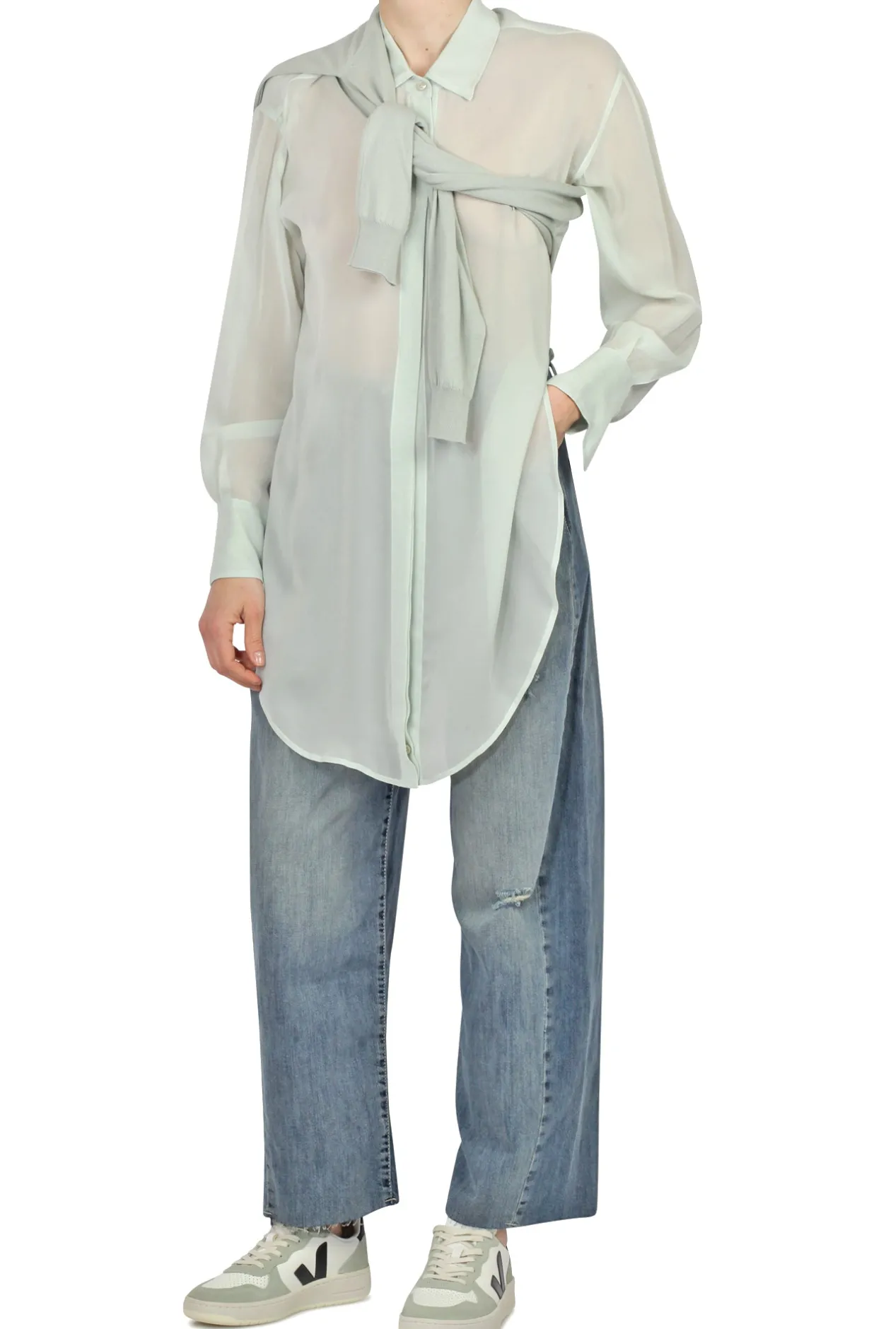 - Camicia - 451198 - Salvia^Jucca New