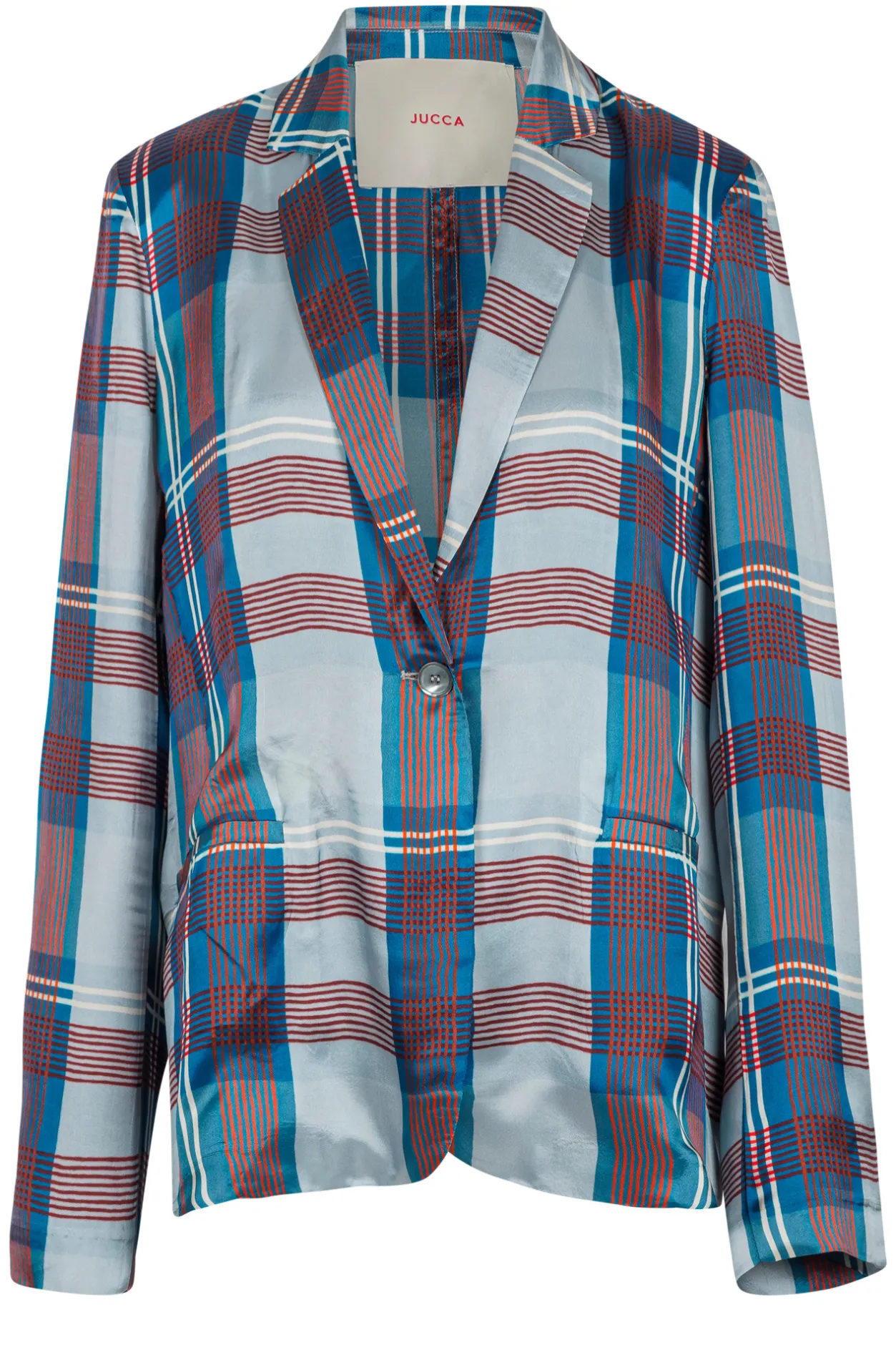 - Giacca - 451218 - Azzurro/Rosso^Jucca New