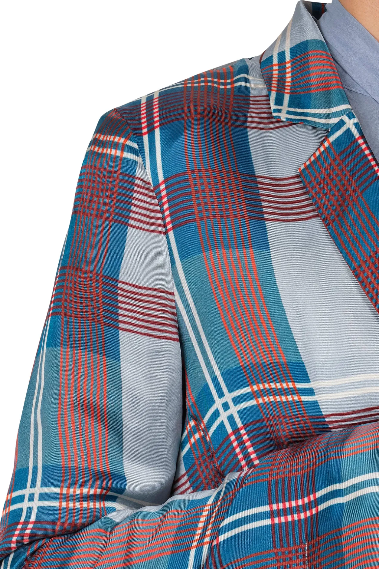 - Giacca - 451218 - Azzurro/Rosso^Jucca New