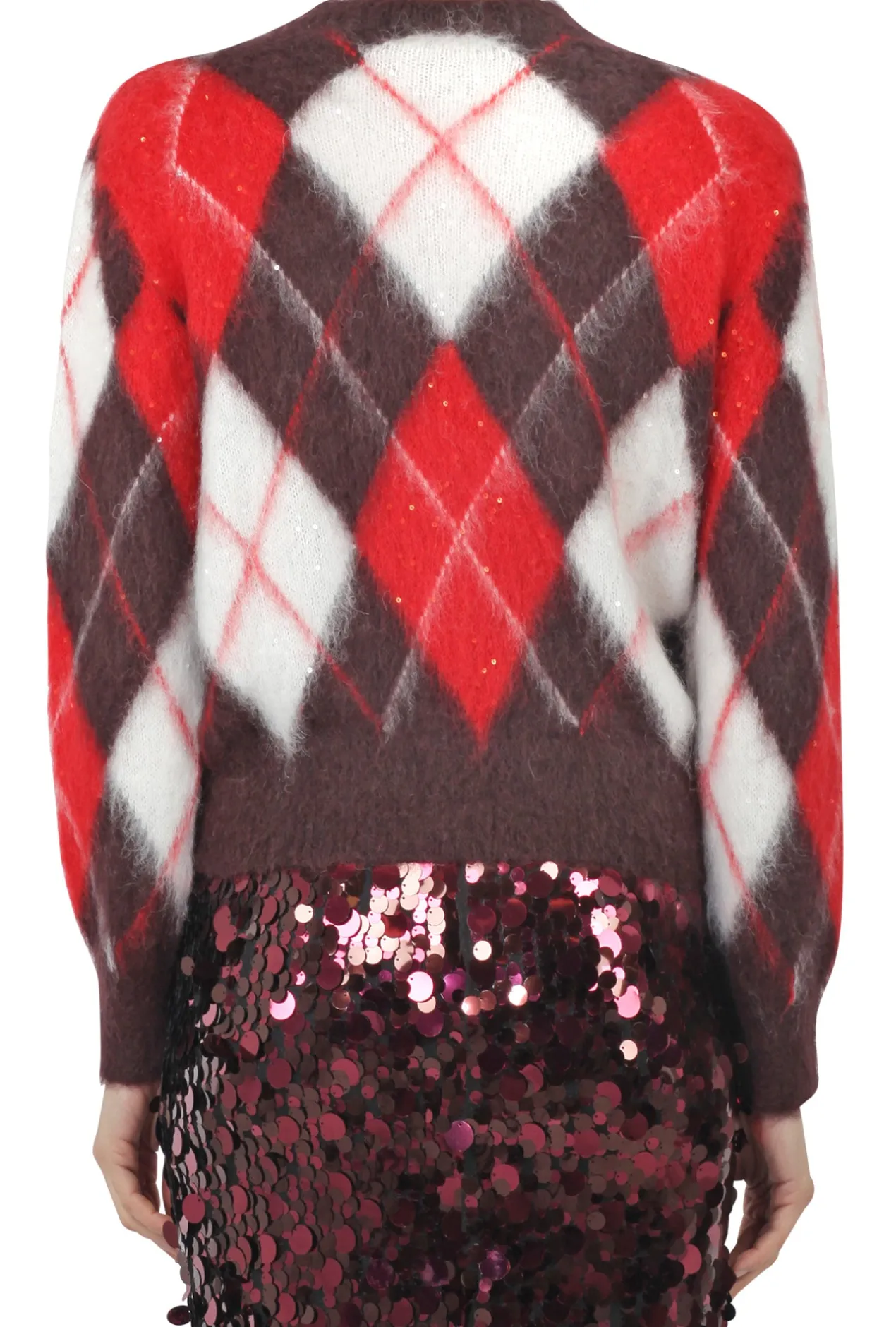 - Maglia - 442051 - Prugna/Rosso^Jucca Hot