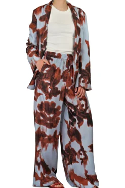 - Pantalone - 451202 - Azzurro/Ruggine^Jucca New