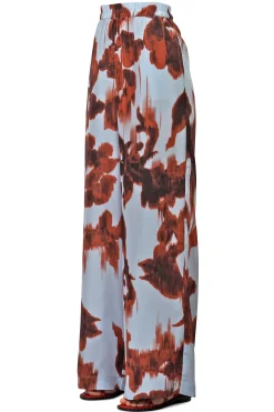 - Pantalone - 451202 - Azzurro/Ruggine^Jucca New
