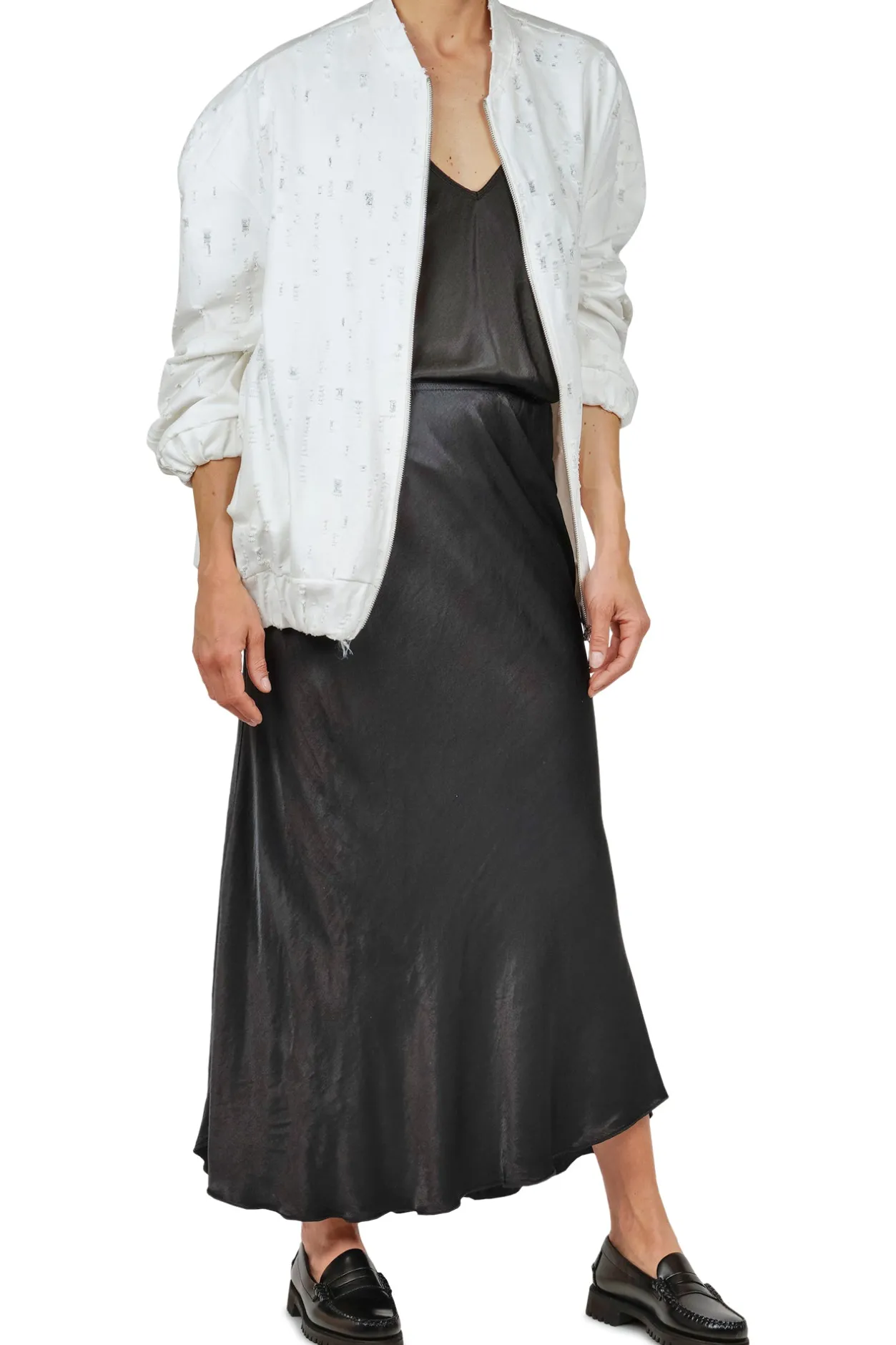 - Bomber - 451484 - Bianco^La Femme Blanche Clearance
