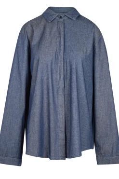 - Camicia - 451508 - Denim scuro^La Femme Blanche New