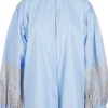 - Camicia - 451486 - Azzurro/Oro^La Femme Blanche Sale