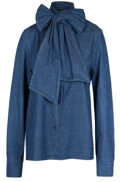 - Camicia - 451500 - Denim scuro^La Femme Blanche Discount