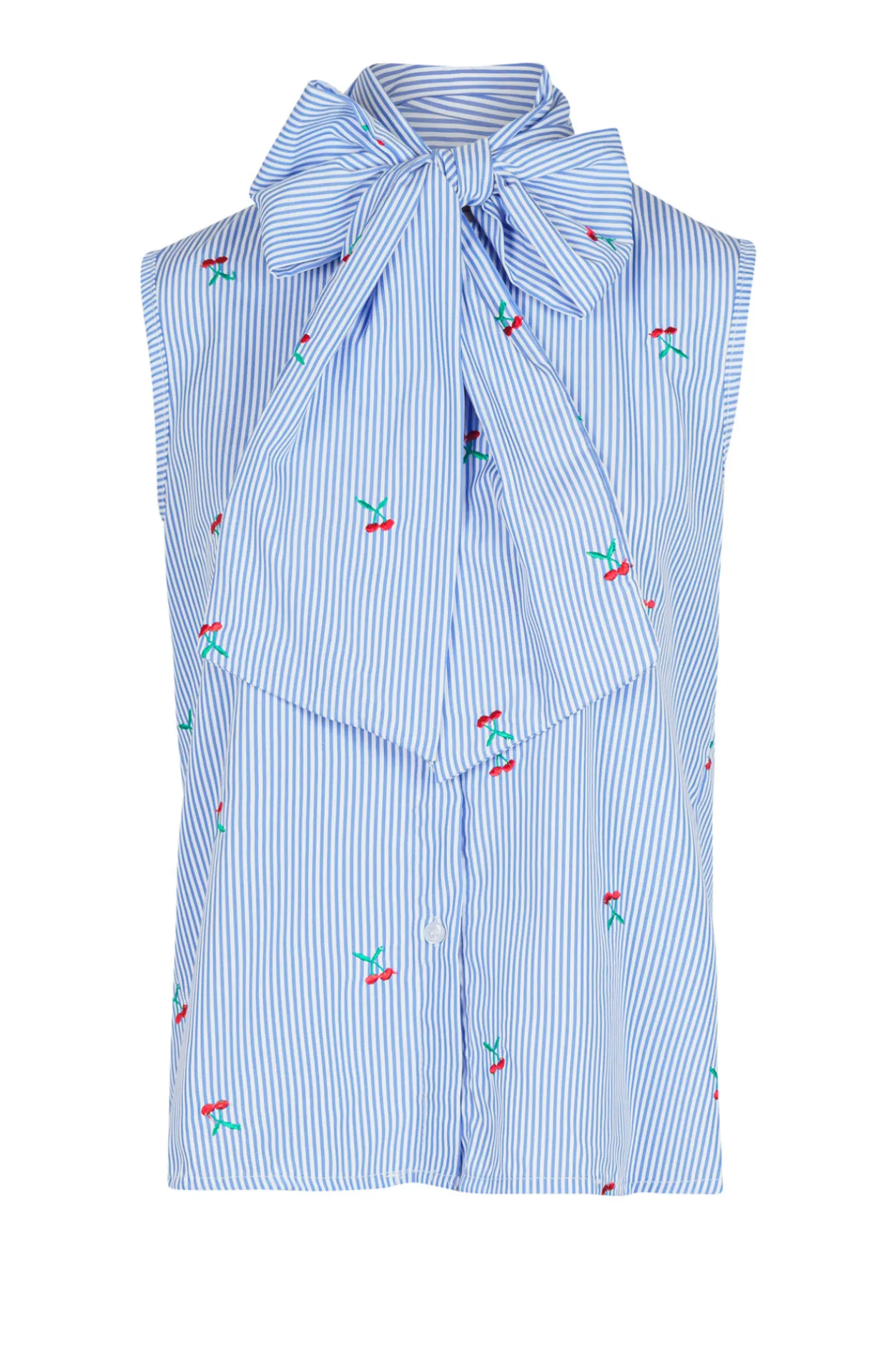 - Camicia - 451501 - Bianco/Azzurro^La Femme Blanche New