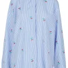 - Camicia - 451503 - Bianco/Azzurro^La Femme Blanche Discount