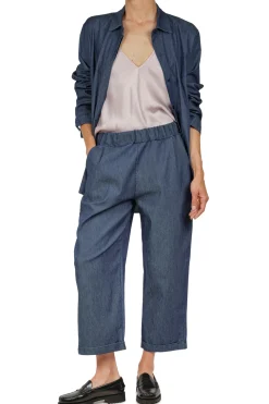 - Camicia - 451508 - Denim scuro^La Femme Blanche New