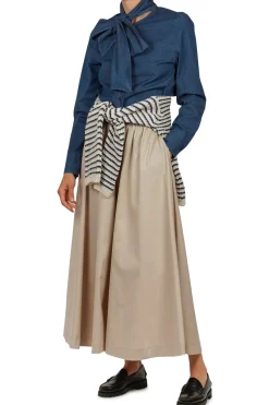 - Camicia - 451500 - Denim scuro^La Femme Blanche Discount