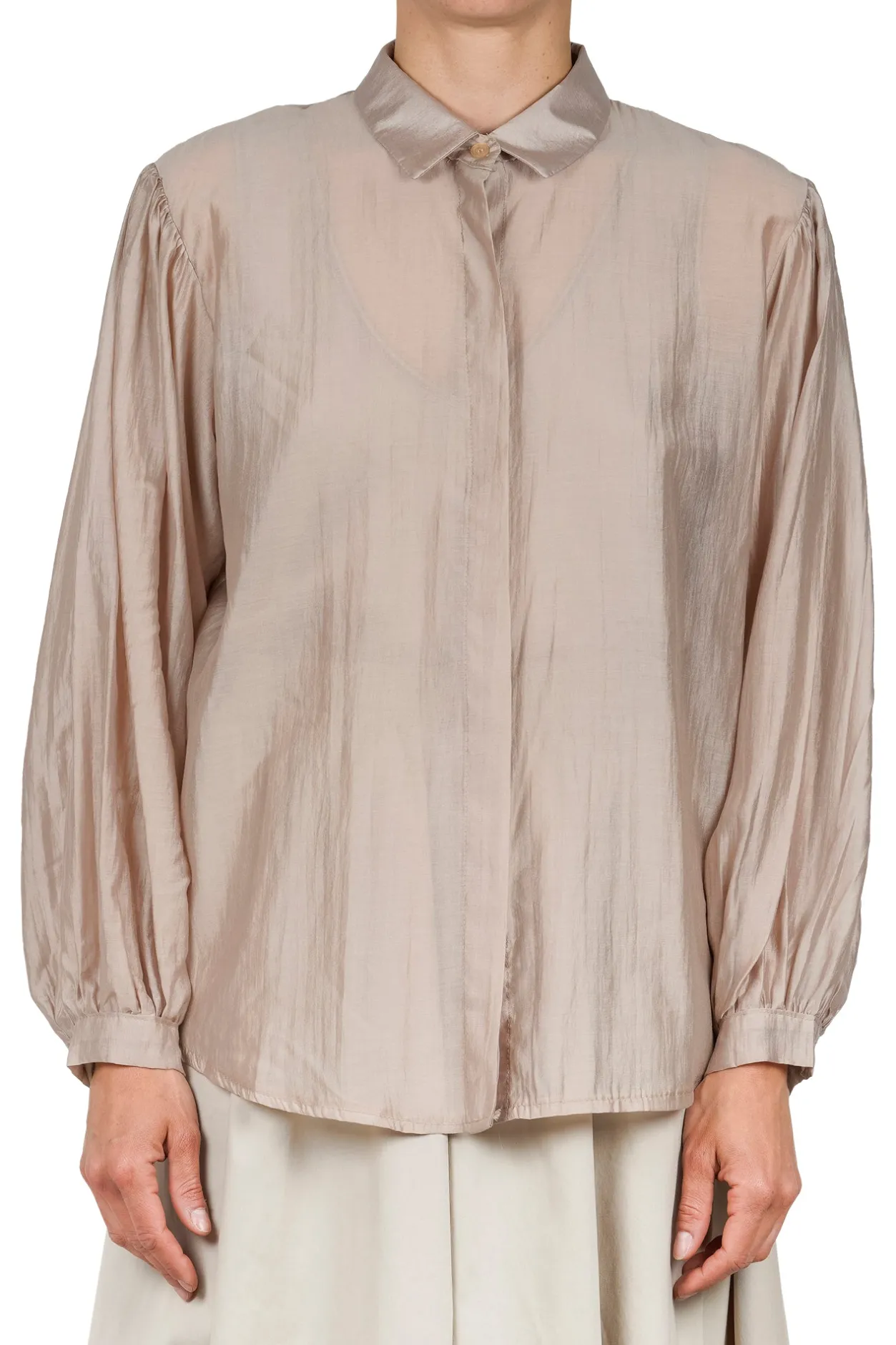 - Camicia - 451507 - Champagne^La Femme Blanche Fashion