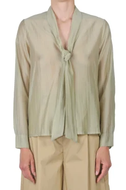 - Camicia - 451462 - Verde^La Femme Blanche Fashion