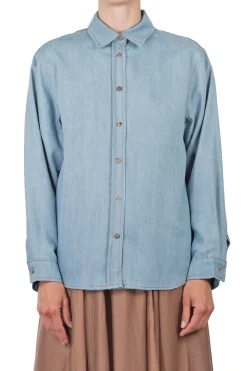- Camicia - 451535 - Denim chiaro^La Femme Blanche Hot