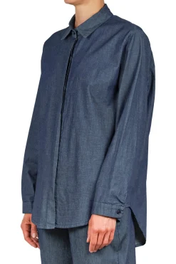 - Camicia - 451508 - Denim scuro^La Femme Blanche New