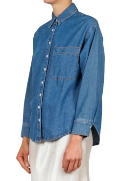 - Camicia - 451530 - Denim chiaro^La Femme Blanche Discount