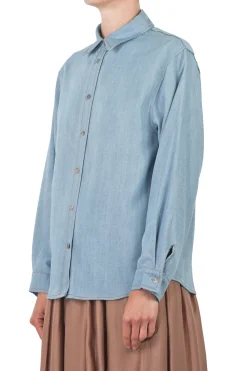 - Camicia - 451535 - Denim chiaro^La Femme Blanche Hot