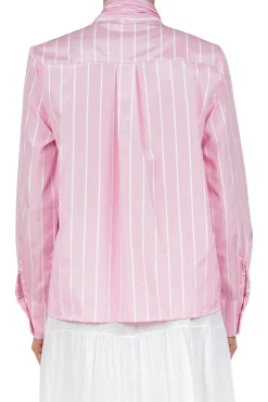 - Camicia - 451489 - Bianco/Rosa^La Femme Blanche Outlet
