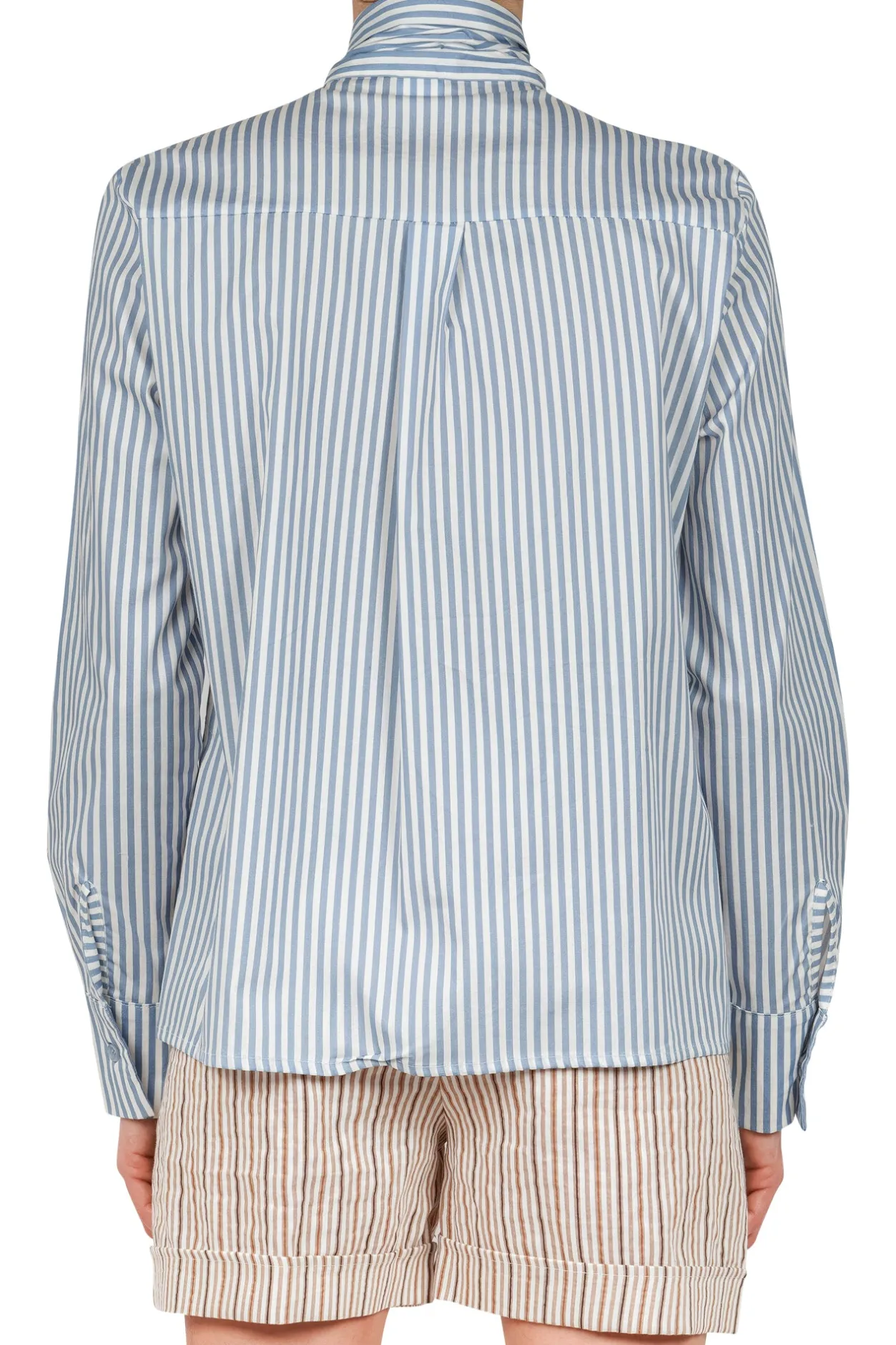 - Camicia - 451489 - Bianco/Blu^La Femme Blanche Fashion