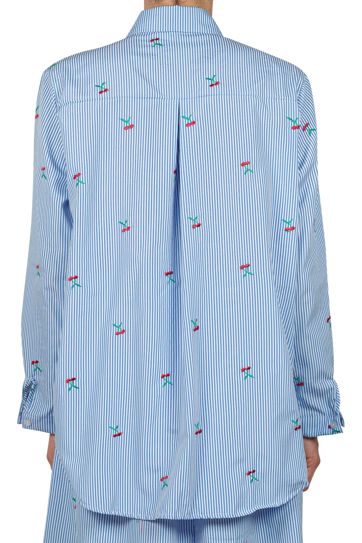 - Camicia - 451503 - Bianco/Azzurro^La Femme Blanche Discount