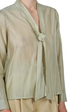 - Camicia - 451462 - Verde^La Femme Blanche Fashion