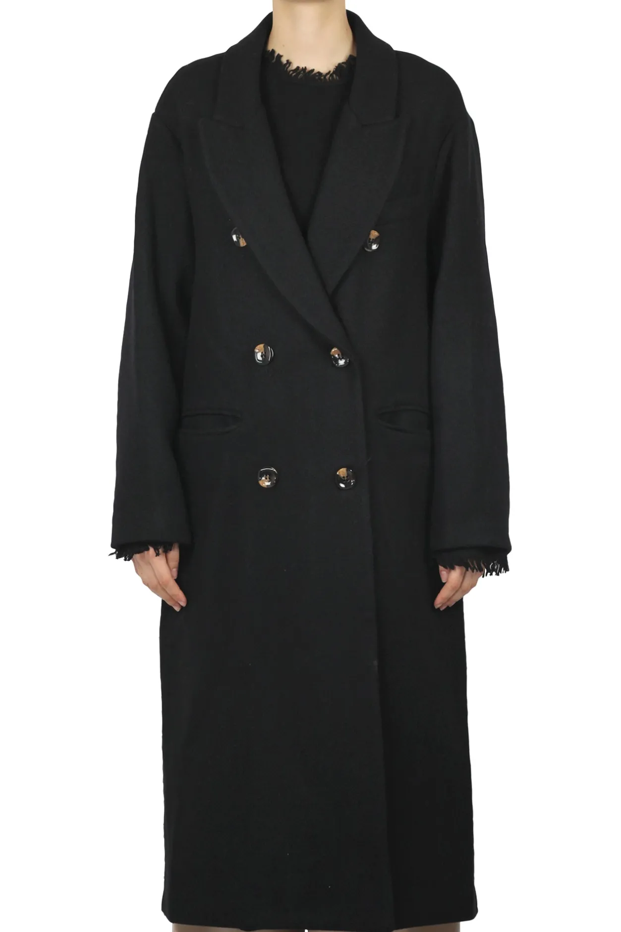 - Cappotto - 442128 - Nero^La Femme Blanche New