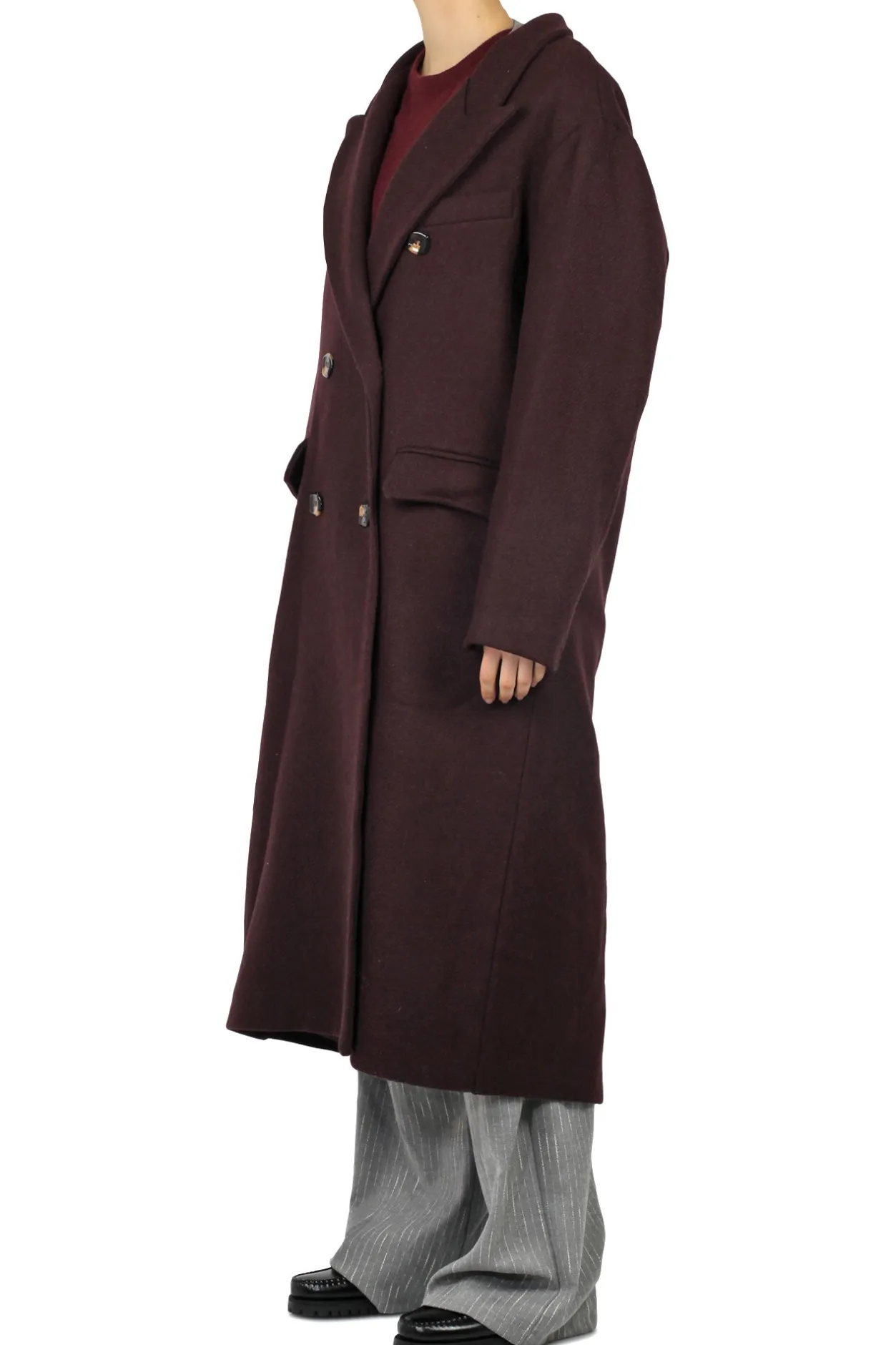 - Cappotto - 442128 - Bordeaux^La Femme Blanche Hot