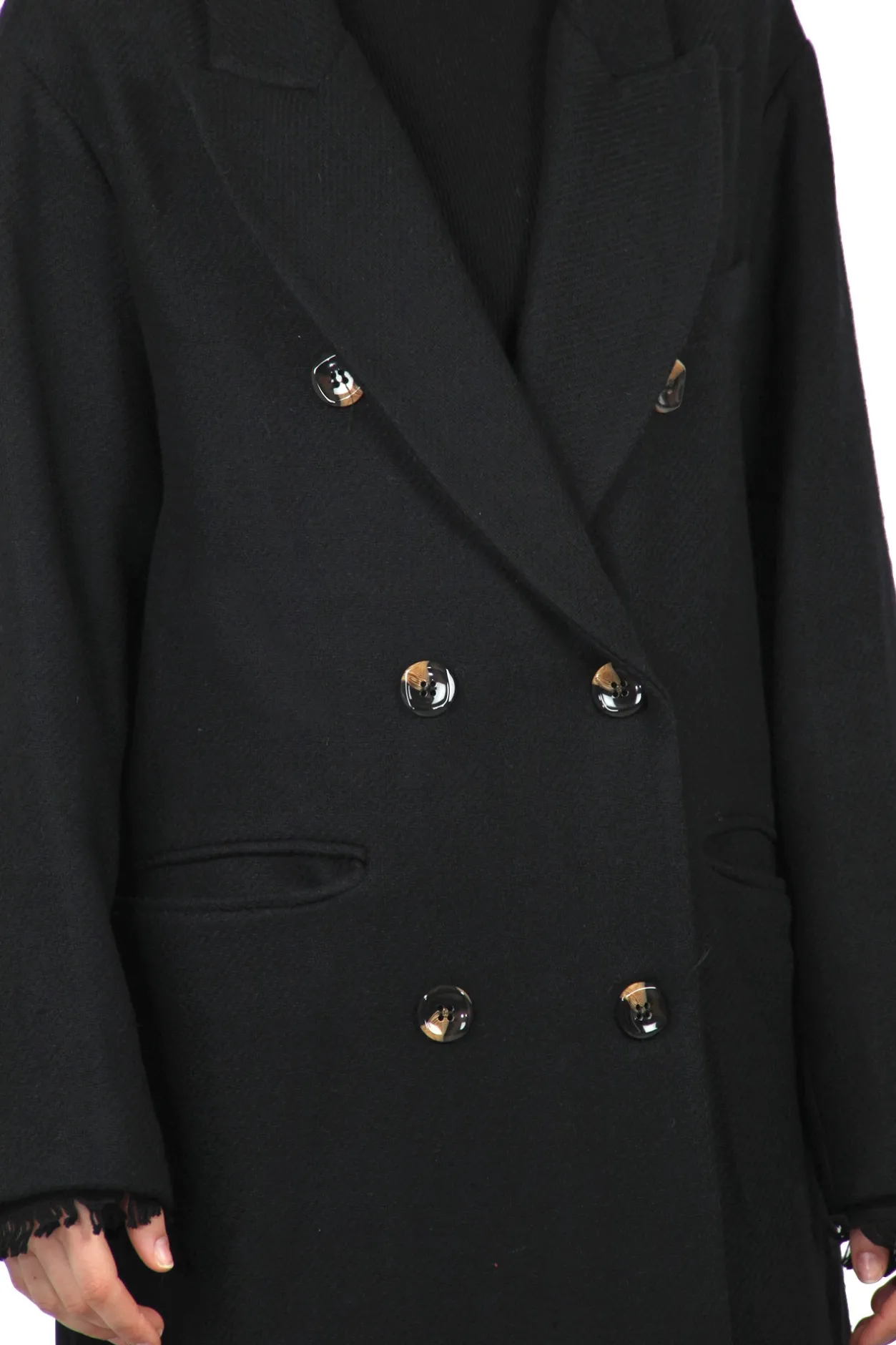 - Cappotto - 442128 - Nero^La Femme Blanche New