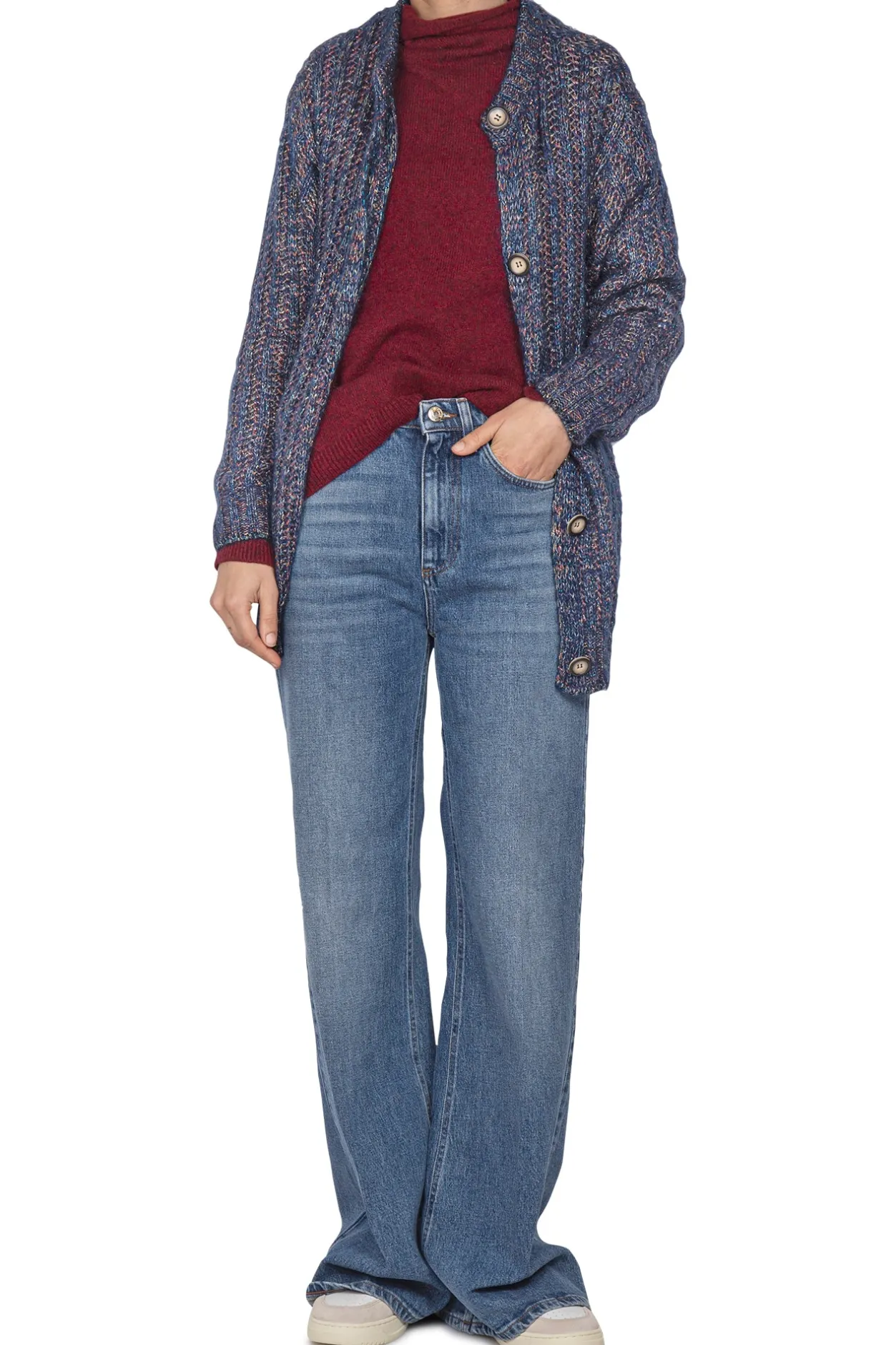 - Cardigan - 441809 - Blu^La Femme Blanche Hot