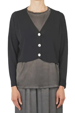 - Cardigan - 451546 - Nero^La Femme Blanche Discount