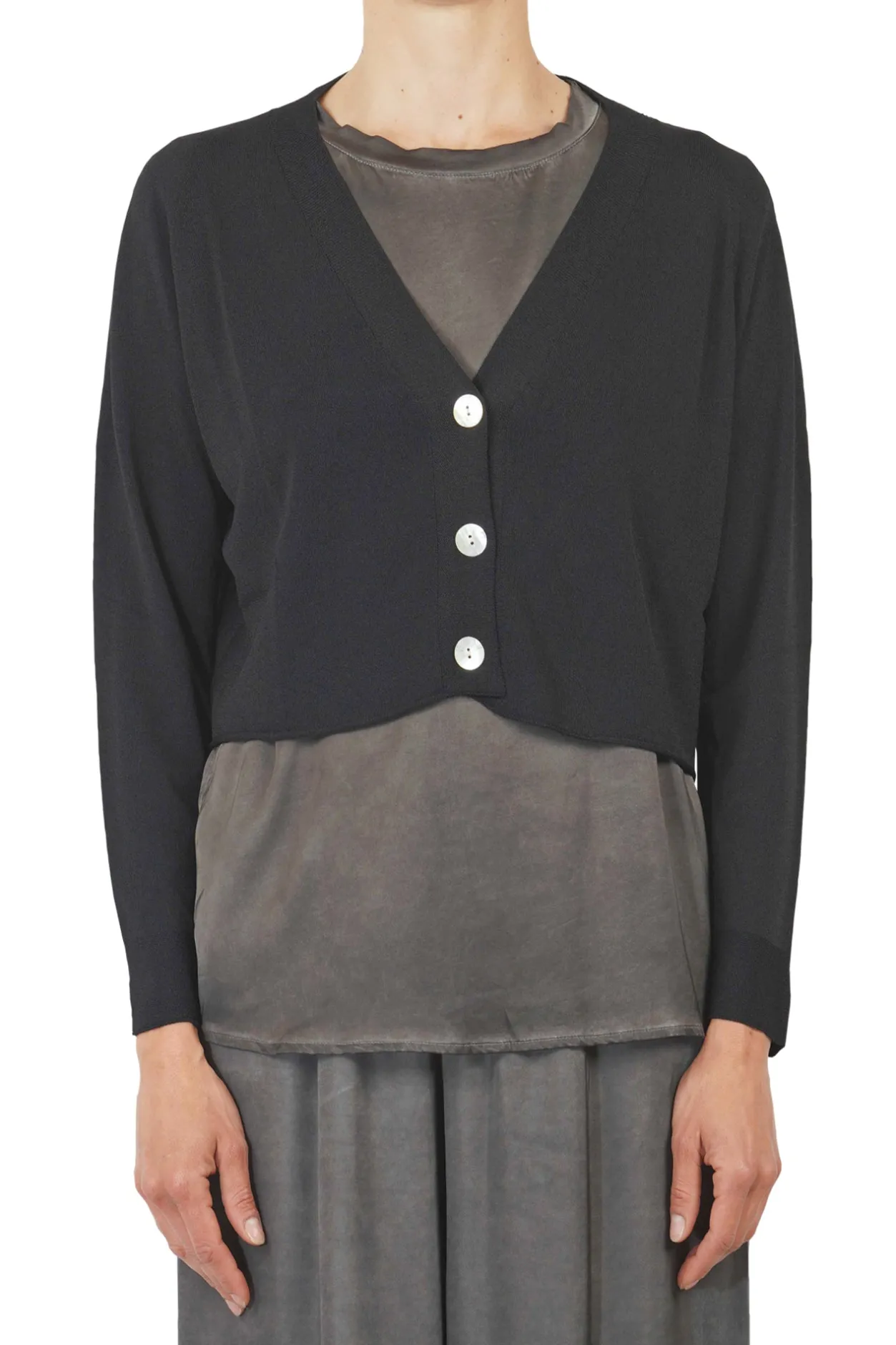 - Cardigan - 451546 - Nero^La Femme Blanche Discount