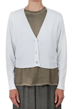 - Cardigan - 451546 - Bianco^La Femme Blanche Sale