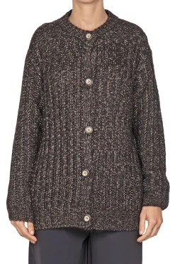 - Cardigan - 441809 - Nero^La Femme Blanche Clearance