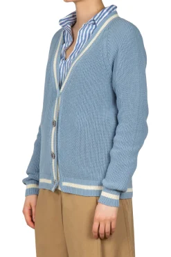 - Cardigan - 451434 - Azzurro^La Femme Blanche Sale