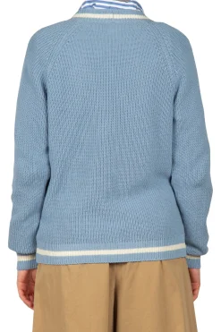 - Cardigan - 451434 - Azzurro^La Femme Blanche Sale