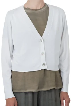 - Cardigan - 451546 - Bianco^La Femme Blanche Sale