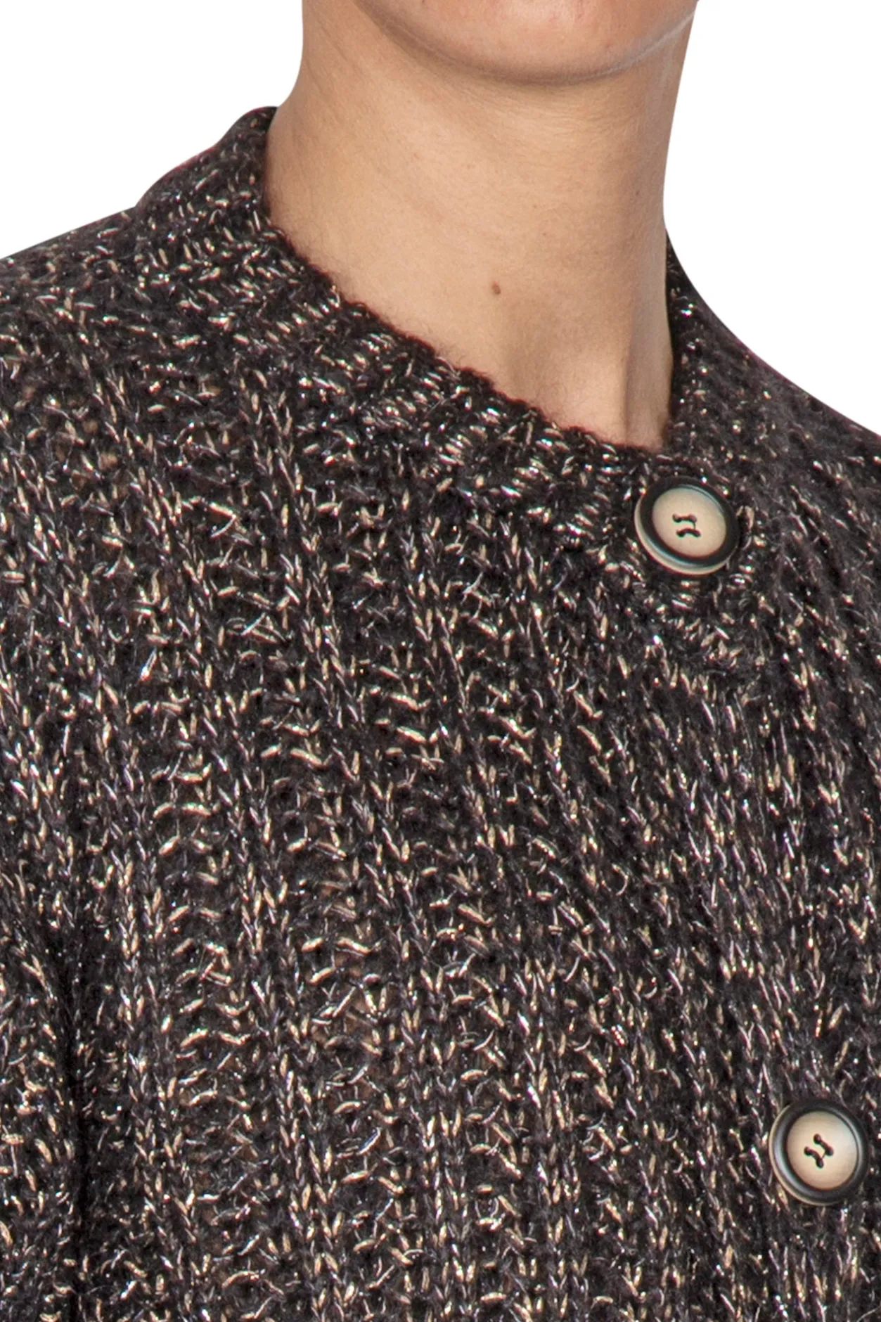 - Cardigan - 441809 - Nero^La Femme Blanche Clearance
