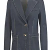 - Giacca - 451445 - Denim scuro^La Femme Blanche Outlet