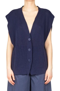 - Gilet - 451435 - Blu^La Femme Blanche Outlet