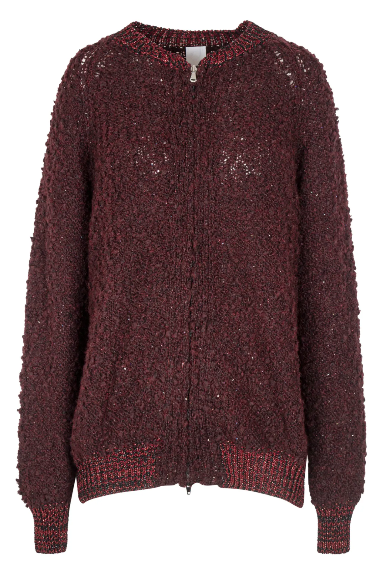- Giubbotto - 441832 - Bordeaux^La Femme Blanche Outlet