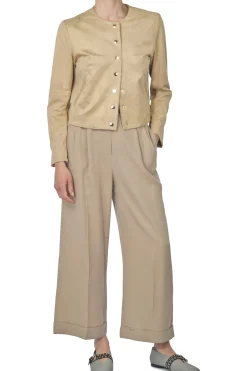 - Giubbotto - 451444 - Beige^La Femme Blanche Sale