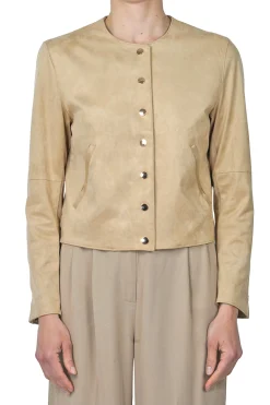 - Giubbotto - 451444 - Beige^La Femme Blanche Sale