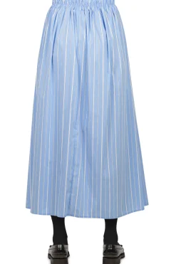 - Gonna - 451499 - Bianco/Azzurro^La Femme Blanche Discount