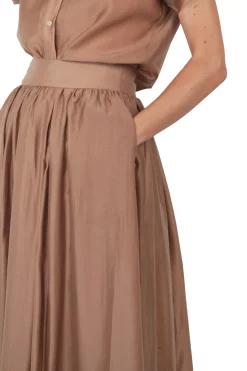 - Gonna - 451601 - Cammello^La Femme Blanche Sale