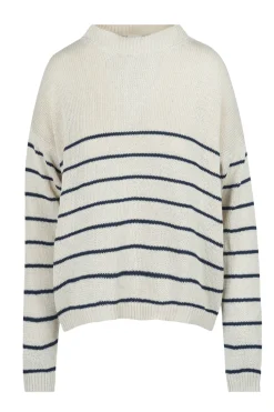 - Maglia - 451522 - Gesso/Blu^La Femme Blanche Clearance