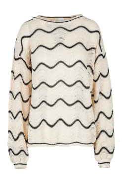 - Maglia - 451436 - Panna/Nero^La Femme Blanche Sale