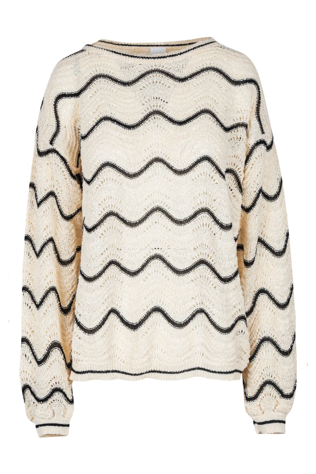 - Maglia - 451436 - Panna/Nero^La Femme Blanche Sale