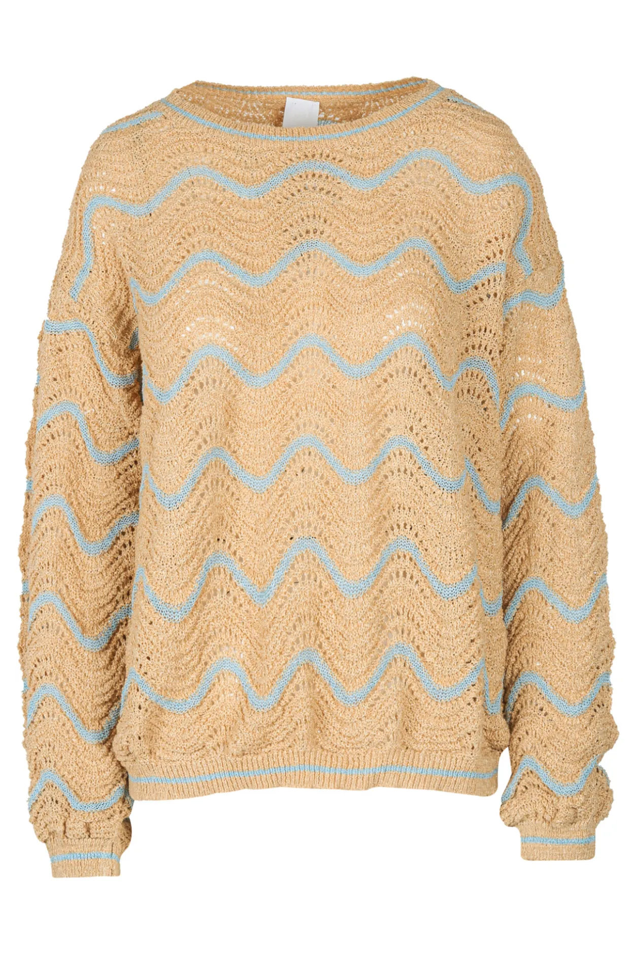 - Maglia - 451436 - Beige/Azzurro^La Femme Blanche Outlet