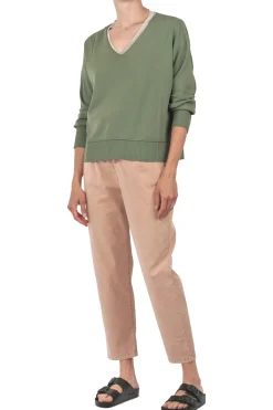 - Maglia - 451545 - Militare^La Femme Blanche Discount
