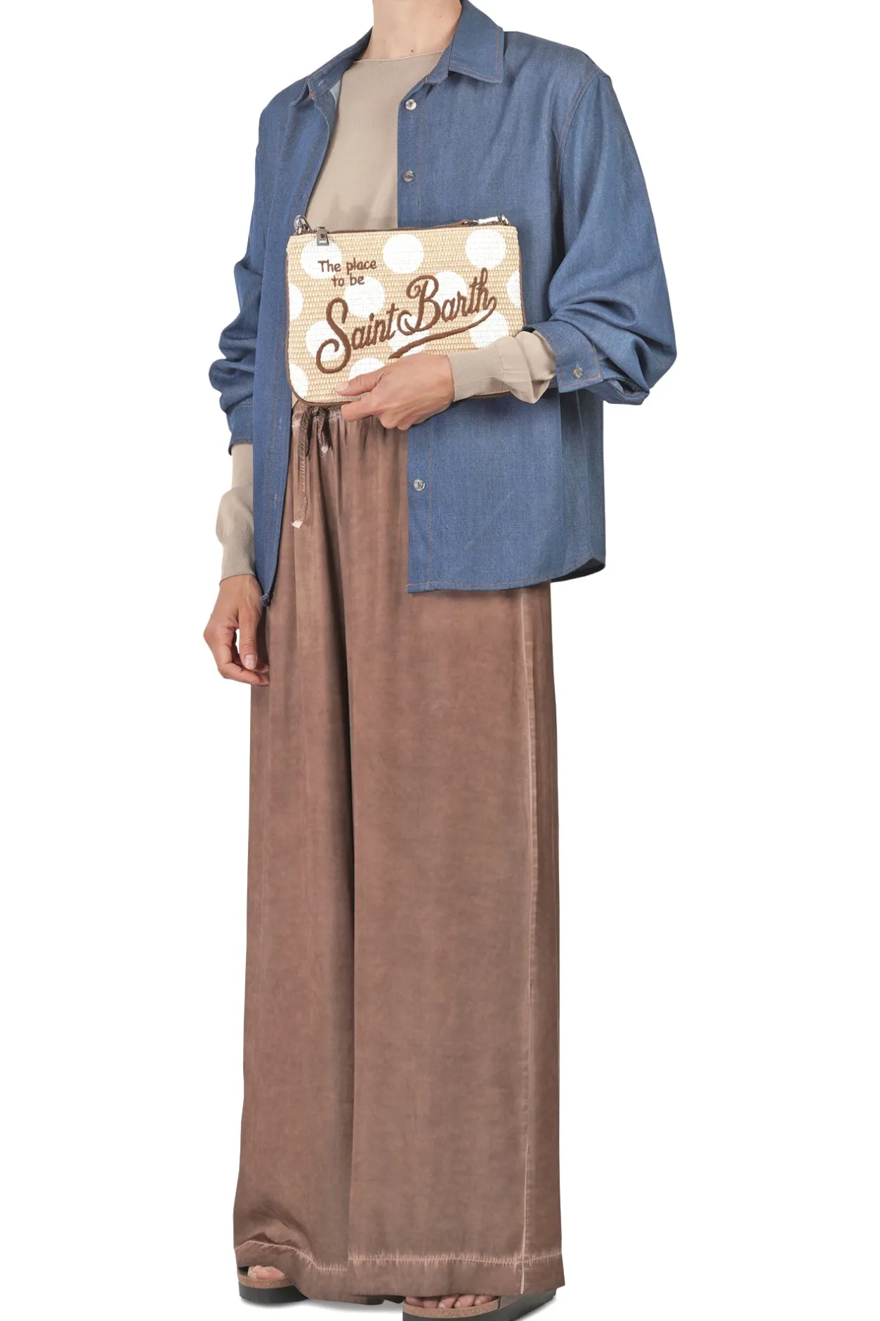 - Maglia - 451544 - Taupe^La Femme Blanche Sale